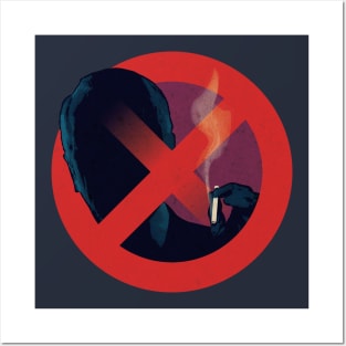 No Smoking, Man Posters and Art